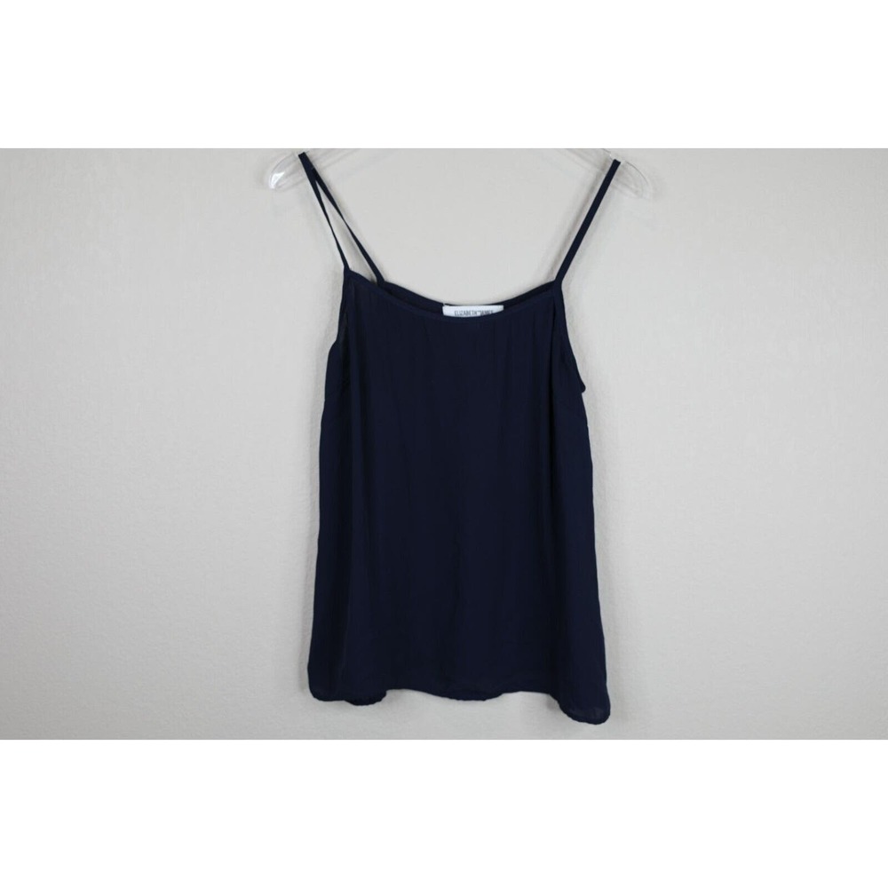 Elizabeth and James Womens Camisole Top Black Size 4 Spaghetti Strap Solid Class